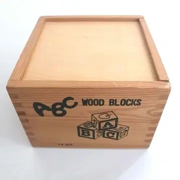 ABC WOOD BLOCKS 우드 블록