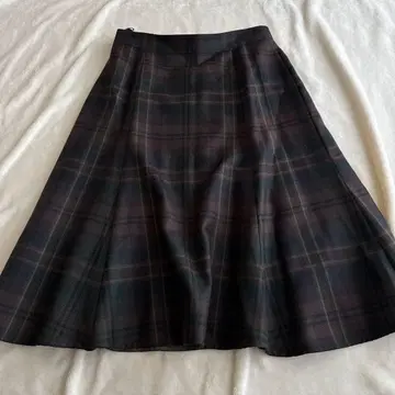 23구 체크 스커트 44 빅 사이즈