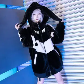 리슨 플레이버 토끼 귀 퍼 블루종