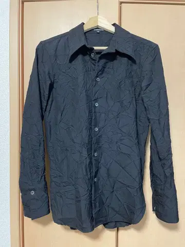 ANN DEMEULEMEESTER 블랙 셔츠 XXS