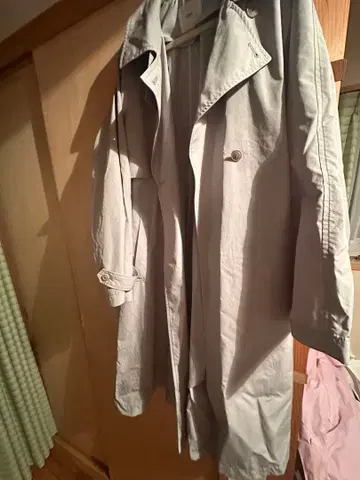 IENA 라이트 그레이 트렌치코트 38