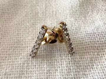 쥬에테 바 귀걸이 지르코니아x실버925