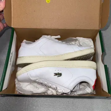 LACOSTE COSTE 화이트 스니커즈