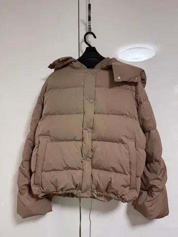 snidel 다운 자켓 베이지