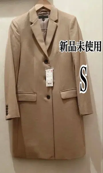 유니클로 캐시미어 체스터 코트 S 사이즈 미사용 새상품