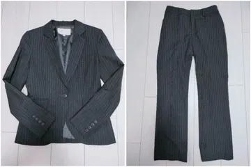 다크 그레이 스트라이프 비즈니스 정장 상하의