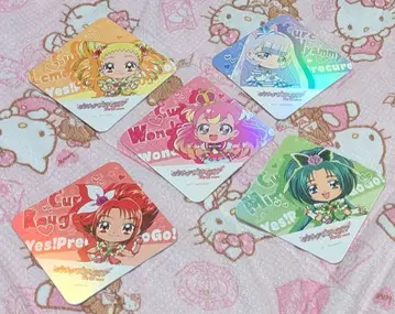 프리큐어 코스터 5장 세트