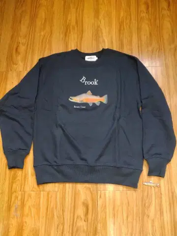 브룩 브라운 트라웃 트레이닝복 다크 네이비, 사이즈 L,