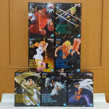 원피스 배틀 레코드 컬렉션 밀짚모자 일당 사보 키자루 아오키지 7종