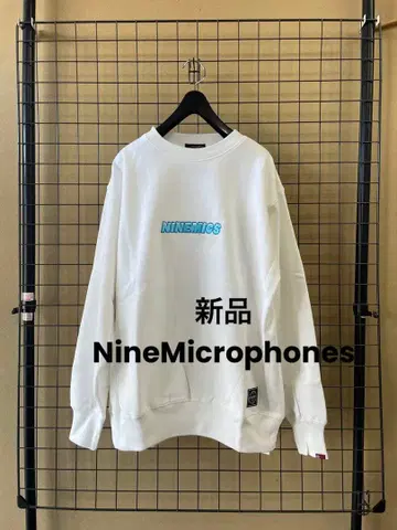 새상품 NineMicrophones SWEAT ICED 자수 로고 맨투맨