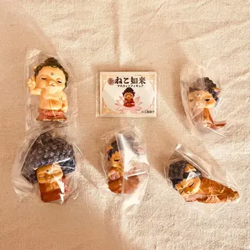 [ 전체 5종 컴프 세트 ] 고양이 여래 마스코트 피규어