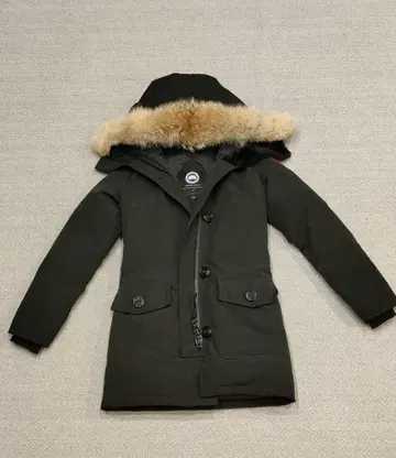 CANADA GOOSE 퍼 달린 다운 자켓 XS