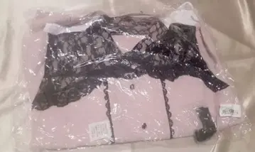 DML 휘핑 프릴 볼레로 요크 레이스 리본 블라우스 핑크 4L