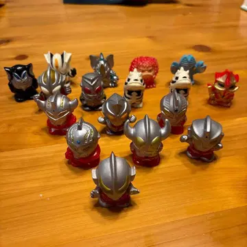 울트라맨 손가락 인형 피규어 세트 레어