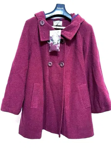 HALF PAST 10 후드 부착 더플 코트 A라인