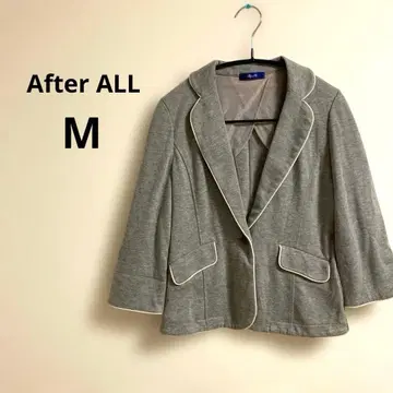 After All 그레이 숏 자켓