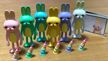 모든 것이 끝난 토끼 마스코트 피규어 6종 세트