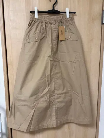 grn 베이지 롱 스커트