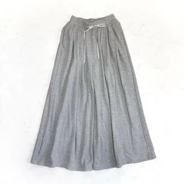 24SS 스나이델 SNIDEL 맨투맨 턱 와이드 팬츠 M 그레이