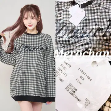 Darich 레이스업 로고 맨투맨 풀오버 MIX