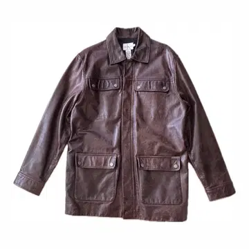 90s Calvin Klein Jeans Leather ChoreCoat