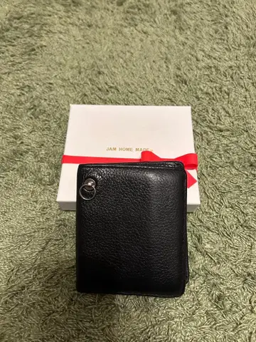 JAM HOME MADE 블랙 접이식 지갑