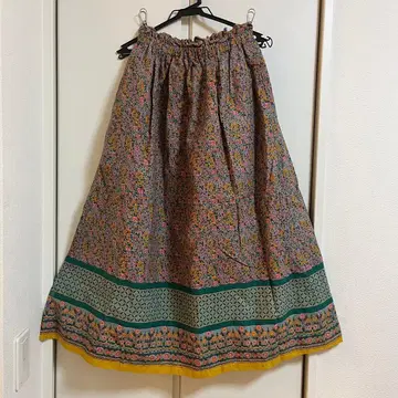 팰리시 PAR ICI 올 패턴 롱 스커트 안감 부착