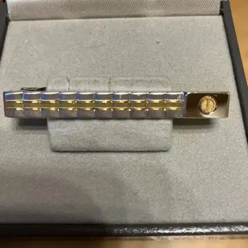 실버 골드 넥타이핀 약 6.5cm