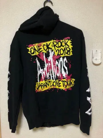 ONE OK ROCK 2018 원오크 후드티 투어 라이브 공식 굿즈