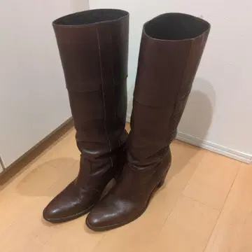 이탈리아제 vero curio 롱 부츠 브라운