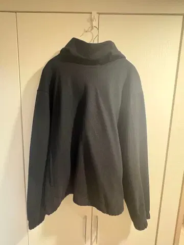 유니클로 U 브러쉬드 저지 풀 후드티 다크 그레이 L