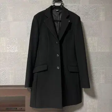 아르마니 익스체인지 체스터 코트 블랙