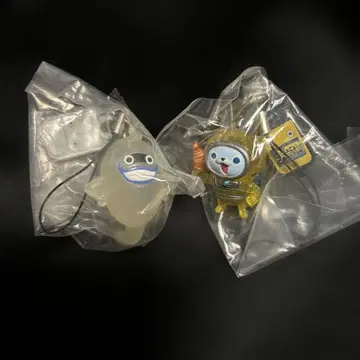 미사용 레어 요괴워치 클리어 마스코트 키링