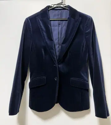 NEWYORKER 벨로아 테일러드 자켓 네이비 L 파티 업무