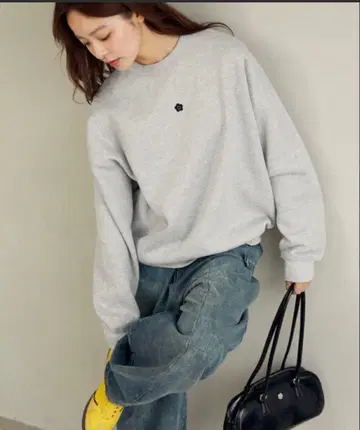 미사용 새상품 MARY QUANT 트레이닝복 그레이 프리 사이즈 맨투맨