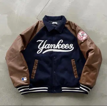 Perushu x MLB 바시티 자켓 양키스 LL