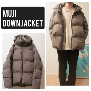 MUJI 무인양품 오버 사이즈 다운 자켓 베이지