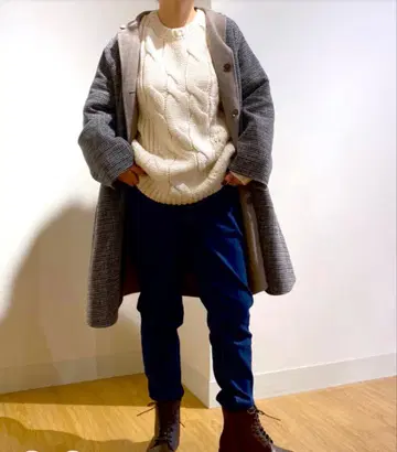 스튜디오 클립 리버서블 울 텐트 코트