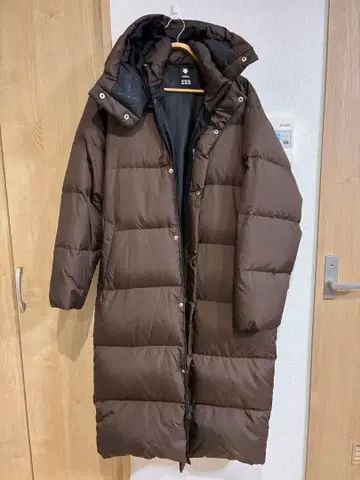DESCENTE/브라운 롱 벤치 코트
