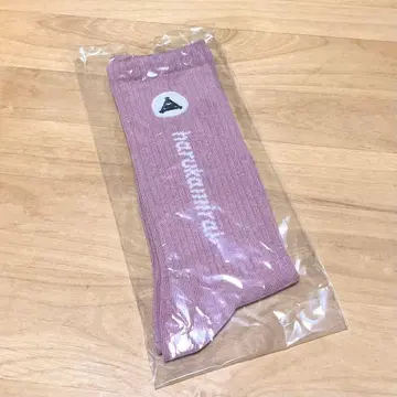 하루카미라이 핑크 리브 니트 삭스