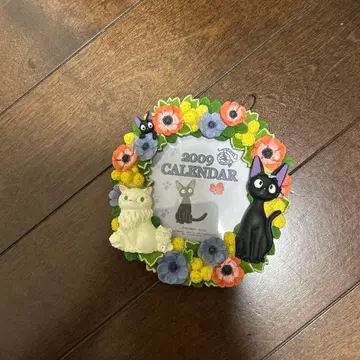 [ 마녀 배달부 키키 ] 지지 플라워 리스 달력 2009 미사용