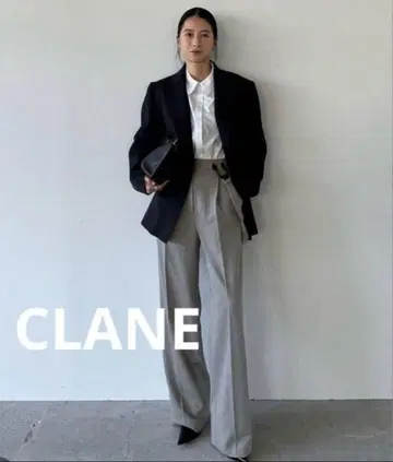 CLANE SUSPENDER WIDE PANTS
