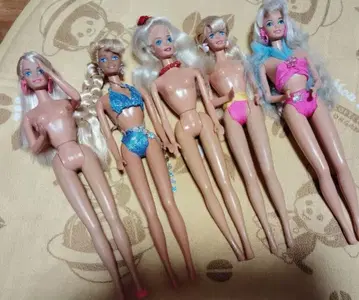 빈티지 바비 인형 본체 묶음 판매 빈티지 당시 물건 인형