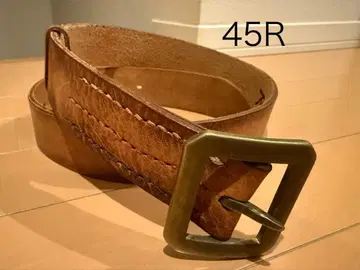 45R 브라운 가죽 벨트