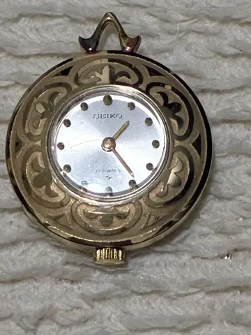 세이코 펜던트 워치 당초 무늬