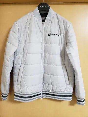 초레어 새상품급! ONOFF 온오프 남성용 풀 집업 충전솜 블루종 L