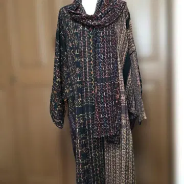 마라이카 민족 에스닉 패치워크 코트