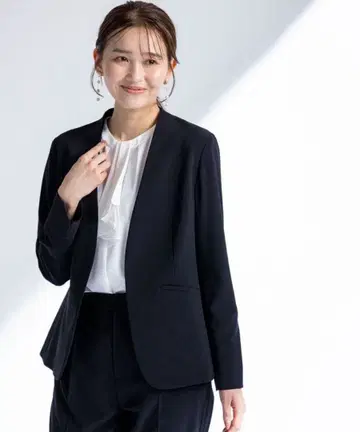 any SiS [세탁 가능] 세레모니 더블 크로스 칼라리스 자켓