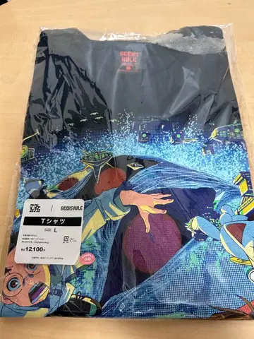 단다단 geeks rule 티셔츠 L 사이즈