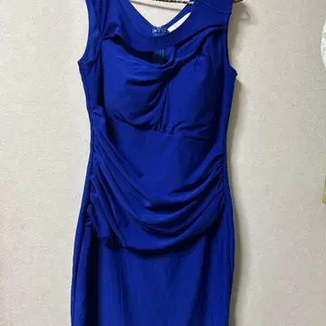 Jewels 네이비 드레이프 드레스